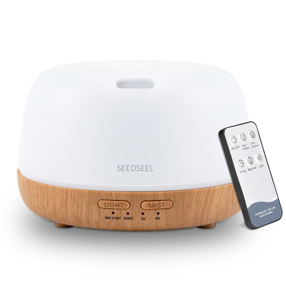 SEEDSEEL diffuser ambient-lights enhance calming home ambiance.