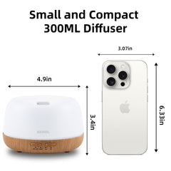 SEEDSEEL diffuser remote-control enables easy mist and light adjustments.