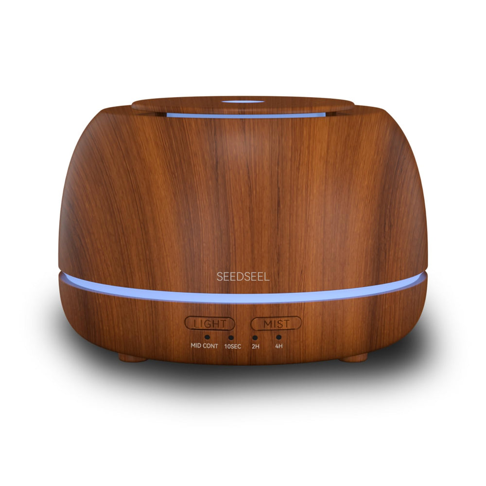 SEEDSEEL 300ML ultrasonic diffuser with remote for quiet aromatherapy at home or office