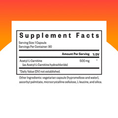 Close-up of Seeking Health Acetyl-L-Carnitine capsules with smooth texture for daily use