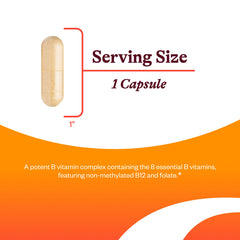 Seeking Health B Complex MF packaging image emphasizes allergen-free formulation and quality focus.