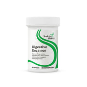 Seeking Health Digestive Enzymes bottle front with vegetarian capsules for digestion support