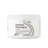 Seeking Health electrolyte powder unflavored bottle showing hydration support for daily activities
