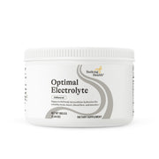 Seeking Health electrolyte powder unflavored bottle showing hydration support for daily activities