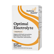 Seeking Health Electrolyte Sticks orange bottle front for on-the-go hydration and recovery
