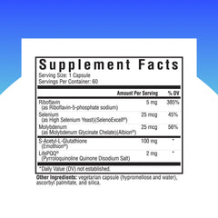 Seeking Health Glutathione Plus capsules ready to swallow for easy daily use.