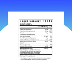 Seeking Health Histamine Nutrients capsules highlighting B vitamins for histamine support.