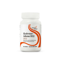 Seeking Health Hydroxo-Adeno B12 lozenge pack front supports daily energy and focus