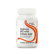 Seeking Health Hydroxo B12 bottle front showing packaging and daily energy support potential.