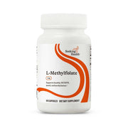 Seeking Health L-Methylfolate 1mg bottle with label front, supporting methylation and mood.