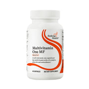 Seeking Health Multivitamin One MF bottle front for methyl-free B12 support.