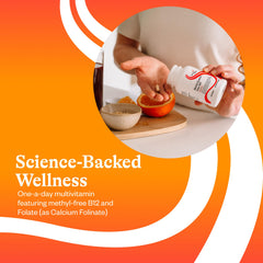 Seeking Health One MF label detail emphasizing Calcium Folinate and B12 forms.