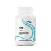 Seeking Health NAC 500 mg capsules for antioxidant support and glutathione formation.