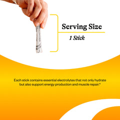 Seeking Health Optimal Electrolyte Sticks vegan, gluten-free, non-GMO formulation on label.
