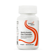 Seeking Health Optimal Multivitamin Chewable bottle front highlighting packaging and name