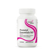 Seeking Health Prenatal Essentials MF bottle showing methyl-free prenatal formula for nutrient balance