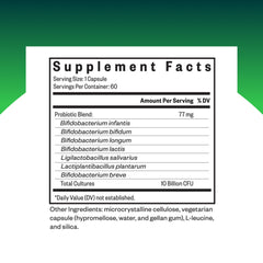 Seeking Health ProBiota HistaminX capsules close-up, highlighting probiotic blend for histamine comfort.