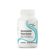 Seeking Health Serotonin Nutrients bottle promotes calm mood and restful sleep
