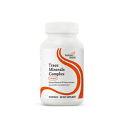 Seeking Health Trace Minerals Complex bottle label highlights ten minerals for daily wellness