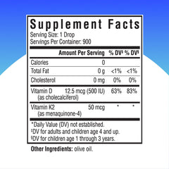 Seeking Health D3 K2 Drops droplet dispensing enables precise dosing for calcium utilization