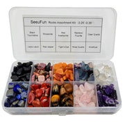 SeeuFun gemstone chips set for jewelry projects and mineral study inspiration