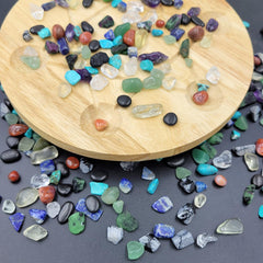 SeeuFun rose quartz chip for soothing tones in bracelets.