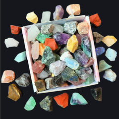 SeeuFun rough tiger's eye bulk stones for grounding during meditation