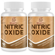 SehatiKu Nitric Oxide supplement bottle front view may support circulation.