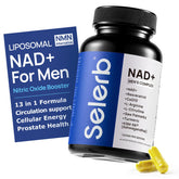 Selerb NADGENIE bottle front for daily energy support