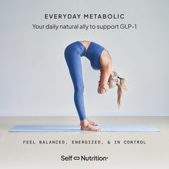 Self Nutrition GLP-1 Berberine ingredient panel highlights berberine and fenugreek.