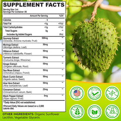 Selicheal Soursop Bitters bottle close-up showing label and potency