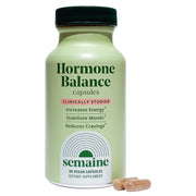 Semaine Hormone Balance bottle front for daily hormone support.