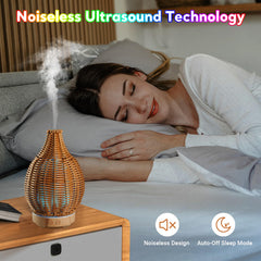 SENMUL diffuser displaying seven color lights for mood lighting