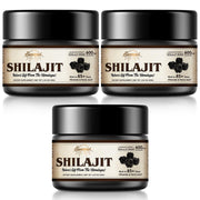 Sennasi Shilajit resin bottle closeup showing rich mineral content for daily energy.