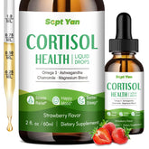 SEPT YAN Cortisol Drops strawberry bottle for easy mood and focus support