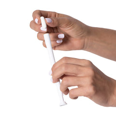 SEROVERA applicator fits size 0 and 00 capsules for boric acid suppositories.