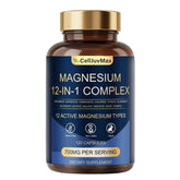 SERSANVE Magnesium Complex twelve-form bottle on desk for daily wellness support.