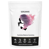 SERSANVE packaging for premium feminine balance pineapple gummies, clear branding and dosage info.