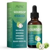 SERSANVE Soursop 10-in-1 drops bottle for daily wellness.