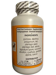 Seven Forests Pyrrosia bottle label highlighting herbal urinary support.