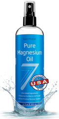 Seven Minerals magnesium oil spray bottle ready for easy topical absorption.