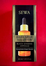 Sewa Dark Spot Solution bottle pour shows easy daily use for even skin tone