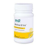 SFI Health Active B Trio bottle front view with bioavailable B vitamins for energy support