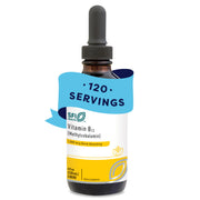SFI Health B12 liquid bottle with pour for easy daily dosing