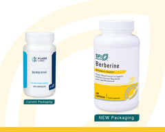 SFI Health Berberine HCI 500mg packaging and label highlighting clean ingredients