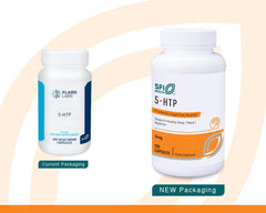 SFI Health Klaire Labs 5-HTP capsules for easy daily mood support.