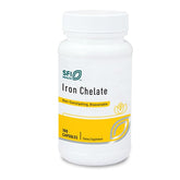 SFI Health Klaire Labs iron bisglycinate bottle—gentle iron support for daily wellness.