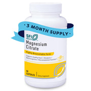 SFI Health Klaire Labs magnesium citrate bottle front for daily mineral support.