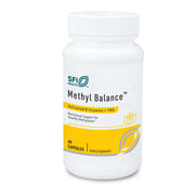 SFI Health Klaire Labs Methyl Balance bottle front view for daily B vitamin support.