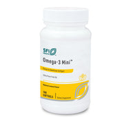 SFI Health Klaire Labs Omega-3 Mini lemon bottle with easy swallowing and citrus flavor